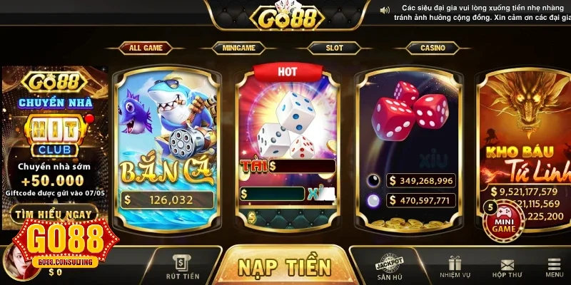 Đa dạng các thể loại game